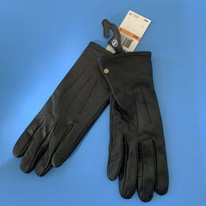 Michael Kors MK Genuine Leather Gloves New Sz. S
